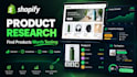 do shopify product research and winning product research
