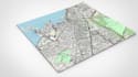 detailed architectural model from survey point, land survey data to 3d surface