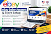 set up a secure ebay account for selling and dropshipping