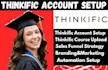 setup your thinkific account, course upload, thinkific course sales funnel