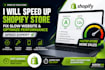 speedup shopify store,  fix slow website and optimize performance speed expert