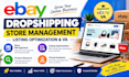 ebay dropshipping store management listing optimization VA ebay store promotion