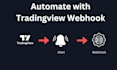 tradingview webhook, pine script, trading bot, mt4 mt5 and python automation