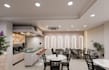 transform cafe layout to interior render,cozy restaurant design, lounge area cgi