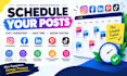 schedule post on social media instagram and facebook