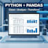 analyze your data using python pandas and matplotlib