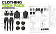 create professional clothing and activewear tech packs