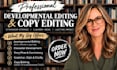 developmental edit, copy edit your fiction and nonfiction manuscript