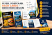 do flyer design postal design brochure real estate postcard postal stamp design