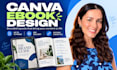 design a professional canva ebook with an editable layout