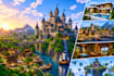 build custom minecraft builds, houses, castles, cities, maps and bases