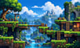 create custom 2d game art, tilemaps, props and environment assets