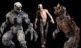 create creepy ps1 psx ps2 low poly 3d horror character rig and animation