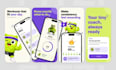 design app screenshots, ios app, google play screenshots, app design