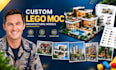 design custom lego moc architectural models with 3d instructions