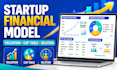 build a startup financial model, valuation, cap table, and dilution analysis