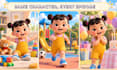 animate 3d cocomelon style kids nursery rhymes