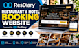 develop restaurant hotel pub and bar cafe booking website using resdiary
