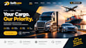 design moving company website logistics,trucking freight website