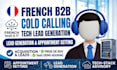 french b2b cold calling démarchage téléphonique, b2b appointment setting