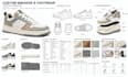 create custom sneaker tech pack with technical flats, bom and manufacturing spec