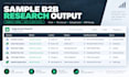 research qualified b2b target accounts