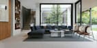 renovate modern house facade design, space planning bedroom, kitchen, dinning
