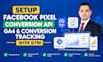 setup facebook pixel conversion API ga4 and conversion tracking with GTM
