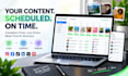 schedule social media posts with hootsuite 360 buffer metricool publer loomly