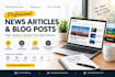 write engaging news, SEO blogs, and website content
