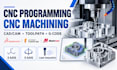 do cnc programming, machining cam toolpath using solidworks fusion 360 mastercam