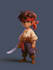 draw 2d game character or game character