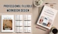 design fillable pdf workbook, worksheet, interactive pdf ebook, canva design