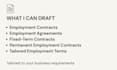 draft a professional UK employment contract