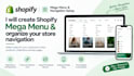 create shopify mega menu and organize your store navigation
