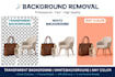 do professional background removal and transparent bg