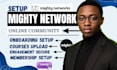 setup mighty networks membership website bettermode online community setup
