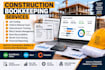 do construction bookkeeping, job costing and project accounting