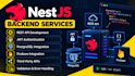 build secure scalable nestjs rest apis and backend