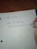 handwrite a personalized letter or note for you