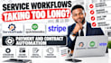 setup servicetrade quickbooks stripe payment and contract automation