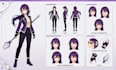 design an original anime character and reference sheet