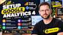 setup google analytics 4, ga4 ecommerce tracking and GTM server side tracking