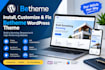 install, customize and fix betheme wordpress theme
