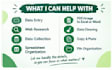 data entry, web research and data collection