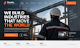 design squarespace business website b2b industrial manufacturing website