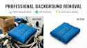 do manual background removal for e commerce images