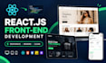 build a responsive react frontend website