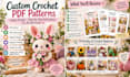 create unique crochet PDF patterns and amigurumi patterns