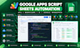 automate google sheets, forms, calendar with apps script